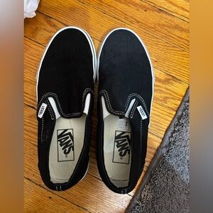 Black Classic slip on shoe- vans